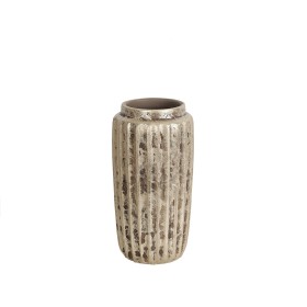 Florero Romimex Beige Cerámica 30 x 30 x 15 cm 15 x 30 x 15 cm de Romimex, Jarrones - Ref: D1617062, Precio: 29,73 €, Descuen...