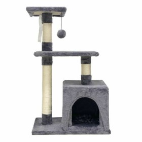 Rascador para Gatos POPPY 50 x 30 x 80 cm Gris de BigBuy Home, Árboles para gatos - Ref: S7174799, Precio: 47,07 €, Descuento: %