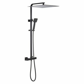 Columna de Ducha Oceanic Negro mate Acero Inoxidable ABS 40 x 40 cm de Oceanic, Grifos de ducha y bañeras - Ref: S7174884, Pr...