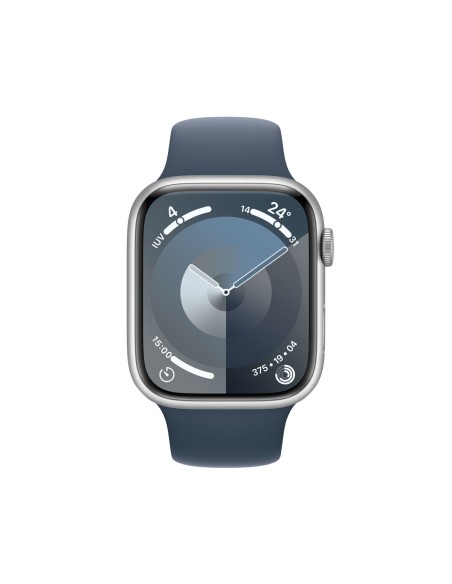 Montre intelligente Watch S9 Apple Bleu Argenté 45 mm | Tienda24 Tienda24.eu