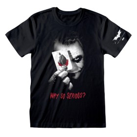 Camisola de Manga Curta Unissexo Batman Why So Serious Preto de Batman, T-shirts - Ref: D0801097, Preço: 22,75 €, Desconto: %