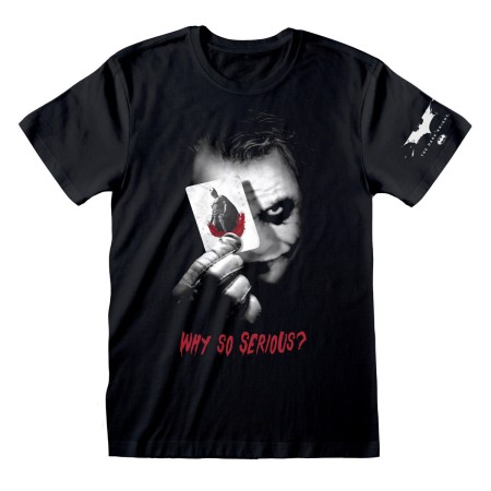 Camiseta de Manga Corta Unisex Batman Why So Serious Negro de Batman, Camisetas - Ref: D0801097, Precio: 22,75 €, Descuento: %