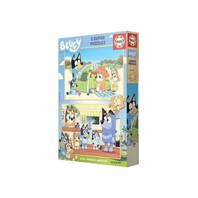 Set de 2 Puzzles Bluey Madera 50 Piezas de Bluey, Puzzles - Ref: S7175380, Precio: 29,40 €, Descuento: %