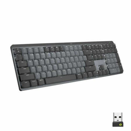 Teclado Logitech MX Mechanical USB Grafito Retroiluminado Inalámbrico AZERTY de Logitech, Teclados - Ref: S7175572, Precio: 1...