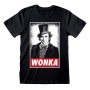 Maglia a Maniche Corte Unisex Willy Wonka Wonka Nero di Willy Wonka, T-shirt - Rif: D0801098, Prezzo: 22,75 €, Sconto: %