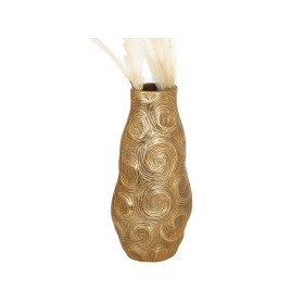 Vase Romimex Golden Aluminium 17 x 35 x 17 cm by Romimex, Vases - Ref: D1617099, Price: 78,05 €, Discount: %