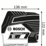 Nível Laser BOSCH GCL 2-50 C de BOSCH, Ferramentas para medição laser e acessórios - Ref: S7175632, Preço: 267,14 €, Desconto: %