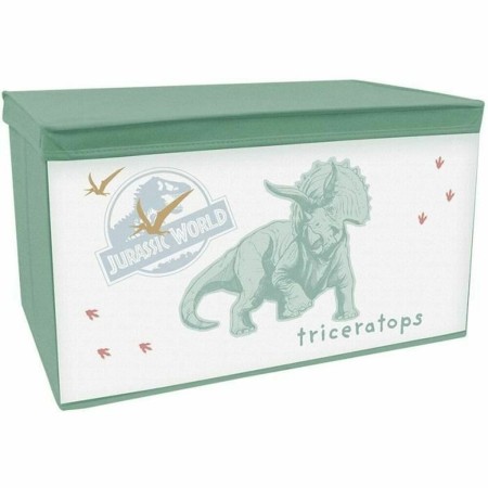 Scatola portaoggetti Fun House Jurasic World Dinosaur Verde 55,5 x 34,5 x 34 cm | Tienda24 - Global Online Shop Tienda24.eu