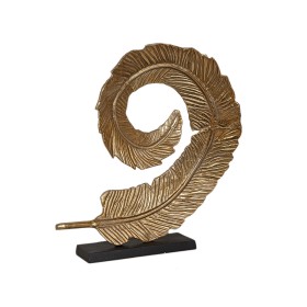 Figura Decorativa Romimex Preto Dourado Alumínio Madeira MDF 49 x 49 x 12 cm de Romimex, Colecionáveis - Ref: D1617124, Preço...