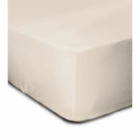 Fitted sheet Lovely Home Beige 140 x 190 cm by Lovely Home, Sheets and pillowcases - Ref: S7177024, Price: 25,34 €, Discount: %