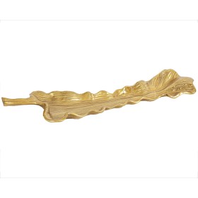 Valet Tray Romimex Golden Aluminium Leaf of a plant 44 x 7 x 17 cm by Romimex, Trays - Ref: D1617151, Price: 29,73 €, Discoun...