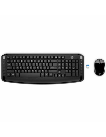 clavier et souris HP 3ML04AA Sans fil Noir | Tienda24 Tienda24.eu