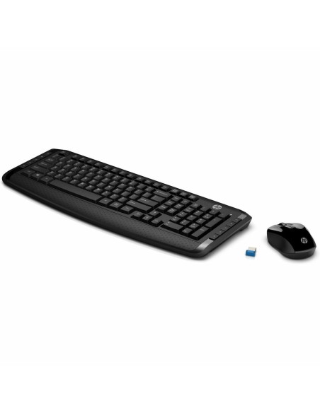 clavier et souris HP 3ML04AA Sans fil Noir | Tienda24 Tienda24.eu