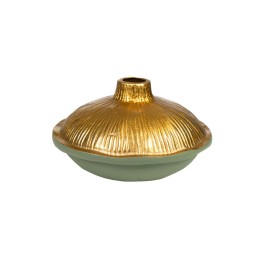 Vase Romimex Green Golden Aluminium 24 x 15 x 24 cm by Romimex, Vases - Ref: D1617166, Price: 67,78 €, Discount: %