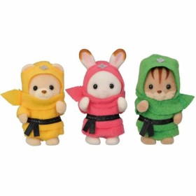 Conjunto de Bonecos Sylvanian Families The Trio of Babies de Sylvanian Families, Playsets de figuras de brincar - Ref: S71779...