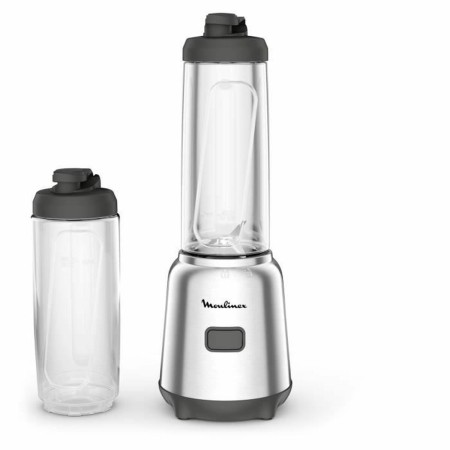 Batidora de Vaso Moulinex LM15FD10 Mini Blender 300 W 600 ml Acero 300 W de Moulinex, Batidoras de mano y de vaso - Ref: S717...