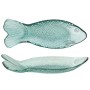 Decorative Plate Romimex Turquoise Glass Fish 30 x 5 x 12 cm by Romimex, Plates and dishes - Ref: D1617175, Price: 21,78 €, D...