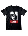 T shirt à manches courtes Indiana Jones Indy Noir Unisexe | Tienda24 Tienda24.eu