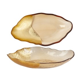 Centerpiece Romimex Amber Golden 28 x 5 x 16 cm by Romimex, Ornaments - Ref: D1617185, Price: 23,86 €, Discount: %