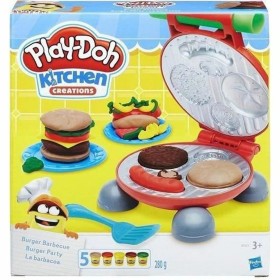 Pâte à modeler en argile Play-Doh Burger Party de Play-Doh, Pâte à modeler - Réf : S7179020, Prix : 33,35 €, Remise : %