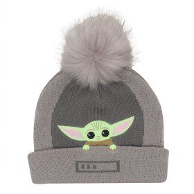 Chapeau The Mandalorian Grogu In The Crib Beanie Gris de The Mandalorian, Chapeaux et casquettes - Réf : D0801134, Prix : 20,...