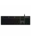 Keyboard Logitech G512 Black Spanish Qwerty | Tienda24 Tienda24.eu