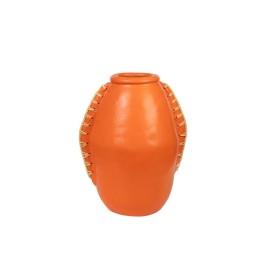 Blumenvase Romimex Orange natürlich aus Keramik Rattan 22 x 35 x 25 cm von Romimex, Vasen - Ref: D1617217, Preis: 61,63 €, Ra...