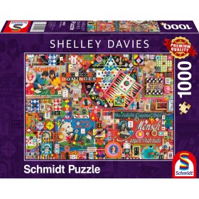 Puzzle Schmidt Spiele Vintage Board Games (1000 Peças) de Schmidt Spiele, Puzzles - Ref: S7179267, Preço: 31,75 €, Desconto: %