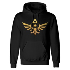 Felpa con Cappuccio Unisex The Legend of Zelda Hyrule Nero di The Legend of Zelda, Felpe - Rif: D0801137, Prezzo: 42,71 €, Sc...