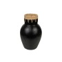 Florero Romimex Negro Natural Cerámica Ratán 16 x 30 x 16 cm de Romimex, Jarrones - Ref: D1617226, Precio: 64,71 €, Descuento: %