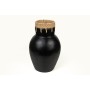 Florero Romimex Negro Natural Cerámica Ratán 16 x 30 x 16 cm de Romimex, Jarrones - Ref: D1617226, Precio: 64,71 €, Descuento: %