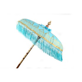 Parasol Romimex Turquoise Polyester Bois 150 x 200 x 150 cm de Romimex, Pièces de collection - Réf : D1617252, Prix : 342,44 ...