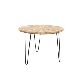 Mesa de apoio Romimex Natural Teca 60 x 45 x 60 cm de Romimex, Jogos de móveis - Ref: D1617265, Preço: 199,29 €, Desconto: %