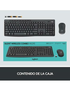 Teclado y Ratón Inalámbrico Logitech 920-010930 Qwerty Español | Tienda24 Tienda24.eu