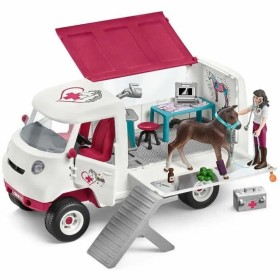 Playset Schleich Mobile Vet with Hanoverian Foal de Schleich, Playsets de figuras de brincar - Ref: S7180275, Preço: 63,80 €,...