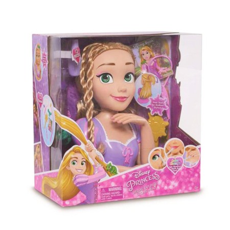 Poupée à coiffer Disney Princess Rapunzel Disney Princess Rapunzel (13 pcs) de Disney Princess, Poupées mannequins - Réf : S7...