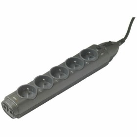 Power Socket - 5 Sockets with Switch INFOSEC S5 LAN Black by INFOSEC, Power Strips - Ref: S7180758, Price: 42,16 €, Discount: %