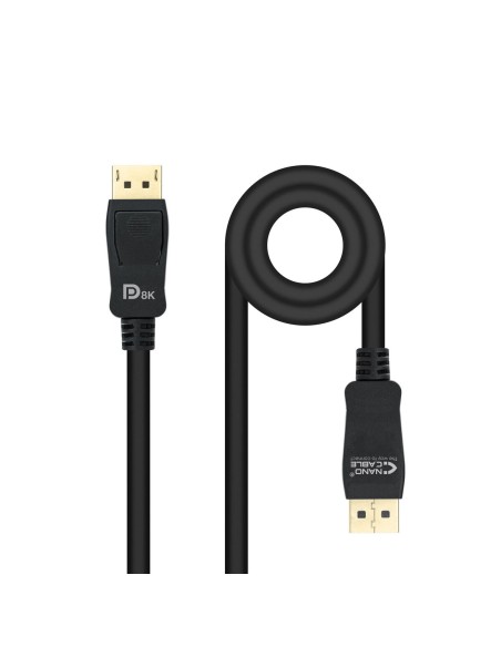 Cavo DisplayPort NANOCABLE 10.15.2501 Nero 1 m HDR 8K Ultra HD da NANOCABLE, Cavi DisplayPort - Ref: S7805527, Precio: 21,47 ...