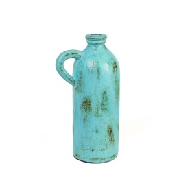 Vase Romimex Turquoise Ceramic 21 x 41 x 16 cm With handle by Romimex, Vases - Ref: D1617312, Price: 54,44 €, Discount: %