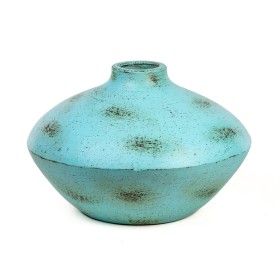 Vase Romimex Turquoise Ceramic 38 x 26 x 38 cm by Romimex, Vases - Ref: D1617313, Price: 55,47 €, Discount: %