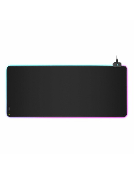 Gaming Mat with LED Illumination Corsair MM700 RGB Black Multicolour | Tienda24 Tienda24.eu