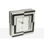 Reloj de Mesa Romimex Blanco Negro Vidrio 14 x 14 x 4 cm de Romimex, Relojes de escritorio - Ref: D1617330, Precio: 23,67 €, ...