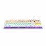 Clavier pour jeu The G-Lab Mercury AZERTY Blanc de The G-Lab, Claviers pour joueurs - Réf : S7181709, Prix : 65,63 €, Remise : %