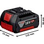 Batería de litio recargable BOSCH Professional GBA 18 V 4 Ah | Tienda24 - Global Online Shop Tienda24.eu