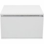 Mesa de Cabeceira Flow 48 x 40 x 30 cm Branco de BigBuy Home, Mesinhas de cabeceira - Ref: S7181906, Preço: 64,80 €, Desconto: %