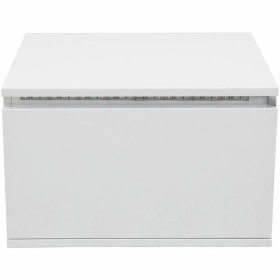 Mesita de Noche Flow 48 x 40 x 30 cm Blanco de BigBuy Home, Mesillas de noche - Ref: S7181906, Precio: 64,80 €, Descuento: %