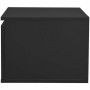 Nightstand Flow 48 x 40 x 30 cm Black by BigBuy Home, Bedside Tables - Ref: S7181907, Price: 65,76 €, Discount: %