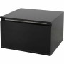 Nightstand Flow 48 x 40 x 30 cm Black by BigBuy Home, Bedside Tables - Ref: S7181907, Price: 65,76 €, Discount: %