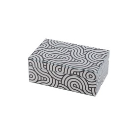 Caja-Joyero Romimex Blanco Negro Vidrio 21 x 9 x 13 cm de Romimex, Cajas - Ref: D1617349, Precio: 20,15 €, Descuento: %