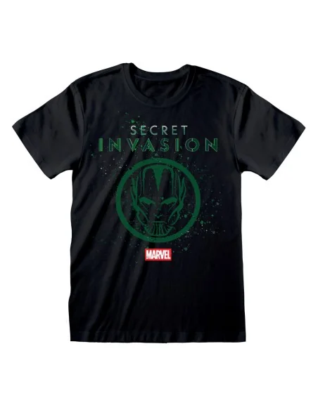 Camisola de Manga Curta Marvel Logo Icon Preto Unissexo | Tienda24 Tienda24.eu